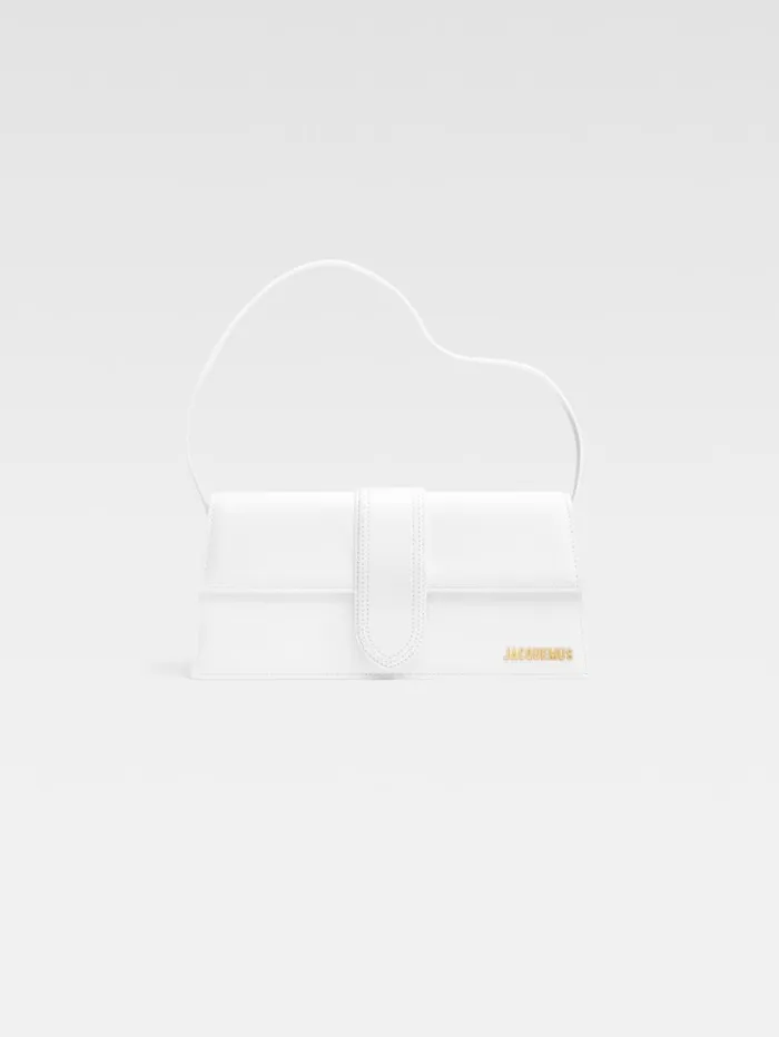 Women Shoulder Bags JACQUEMUS The Long Bambino White