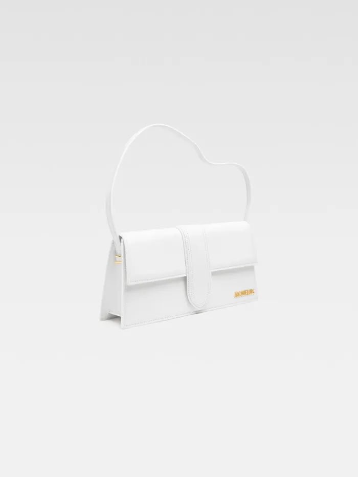 Women Shoulder Bags JACQUEMUS The Long Bambino White Women Shoulder Bags JACQUEMUS The Long Bambino White