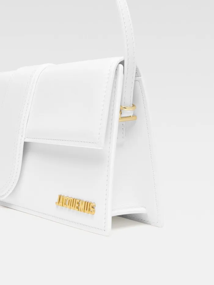 Women Shoulder Bags JACQUEMUS The Long Bambino White Women Shoulder Bags JACQUEMUS The Long Bambino White