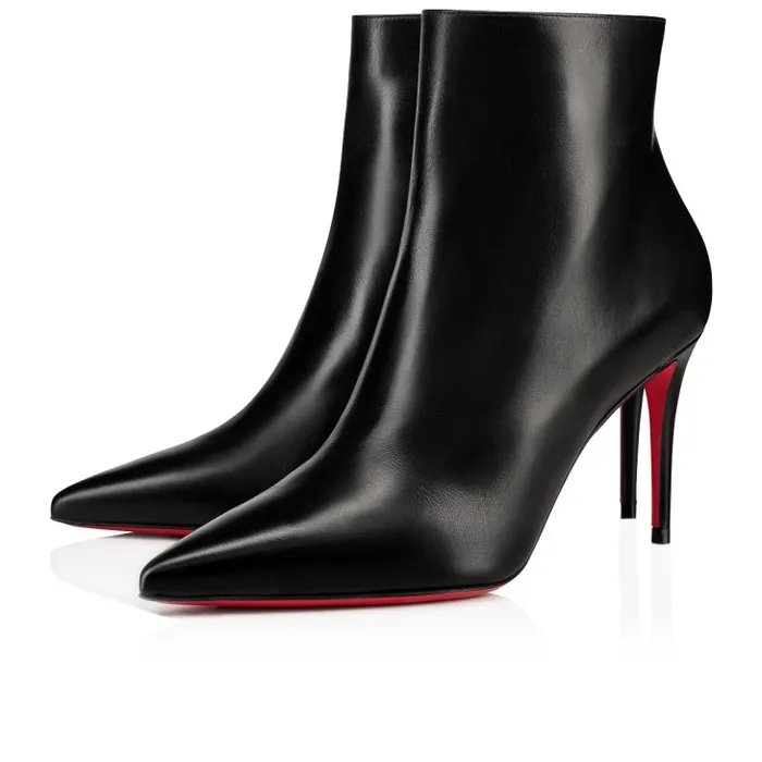 Women So Kate Booty 85 Mm Low Boots 8211 Calf Leather 8211 Black Christian Louboutin Boots