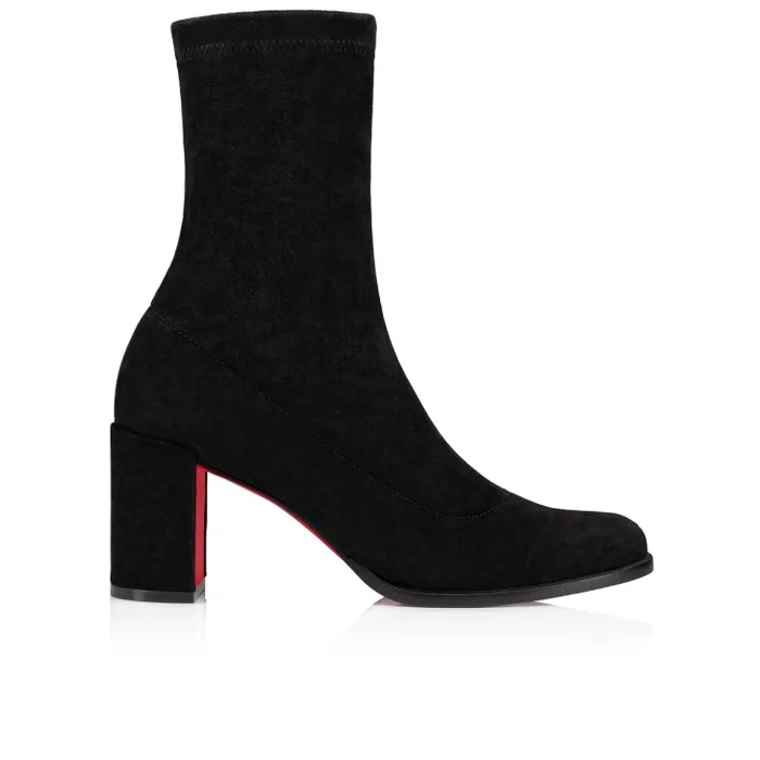 Women Stretchadoxa 70 Mm Low Boots 8211 Stretched Veau Velours 8211 Black Christian Louboutin Boots