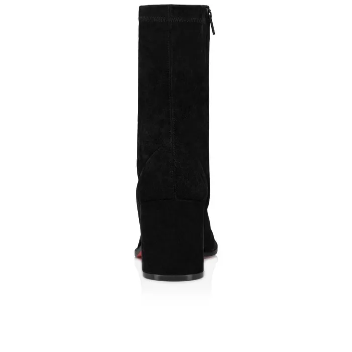 Women Stretchadoxa 70 Mm Low Boots 8211 Stretched Veau Velours 8211 Black Christian Louboutin Boots