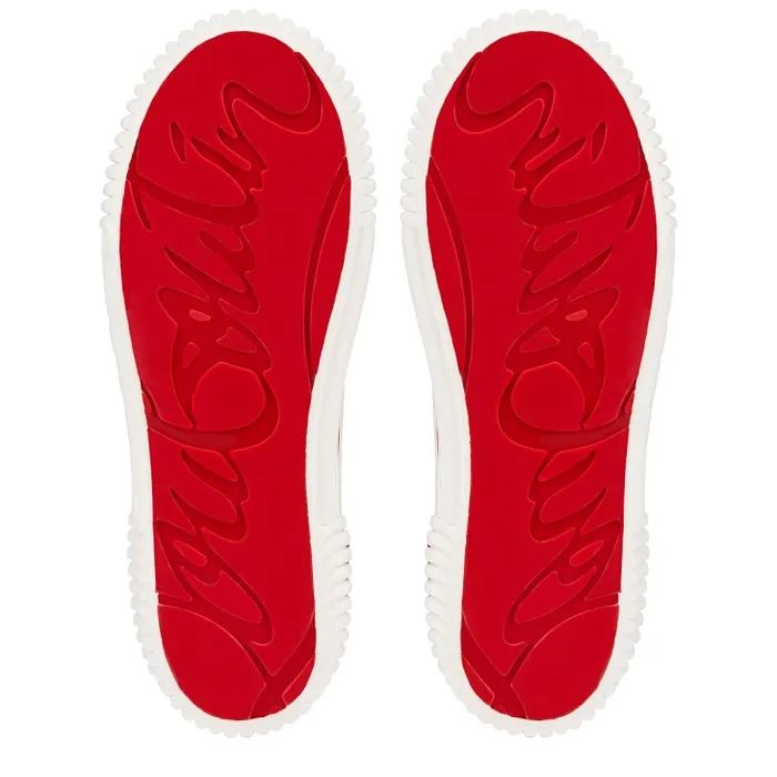 Women Super Pedro 40mm Sneakers 8211 Olona Canva 8211 White Christian Louboutin Sneakers