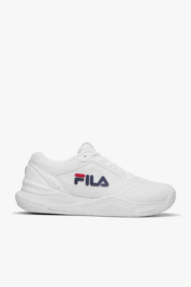 Women Tennis Fila Axilus 3 125 White Fila Navy Fila Red