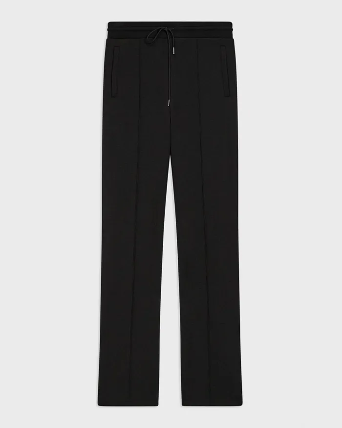 Women Theory Pants Track Pant In DoubleKnit Jersey Black
