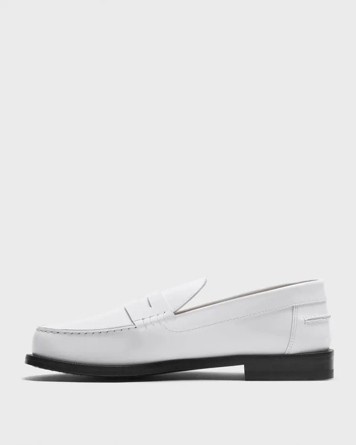 Women Theory Shoes City Loafer In Leather White