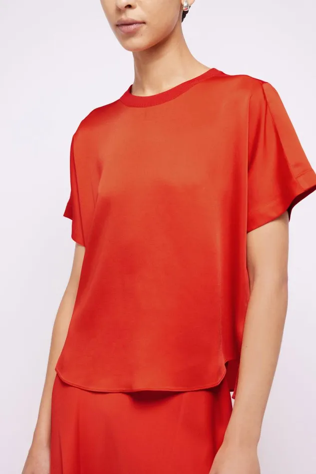 Women Tops and Bodysuits Jonathan Simkhai Addy TShirt Women Tops and Bodysuits Jonathan Simkhai Addy TShirt