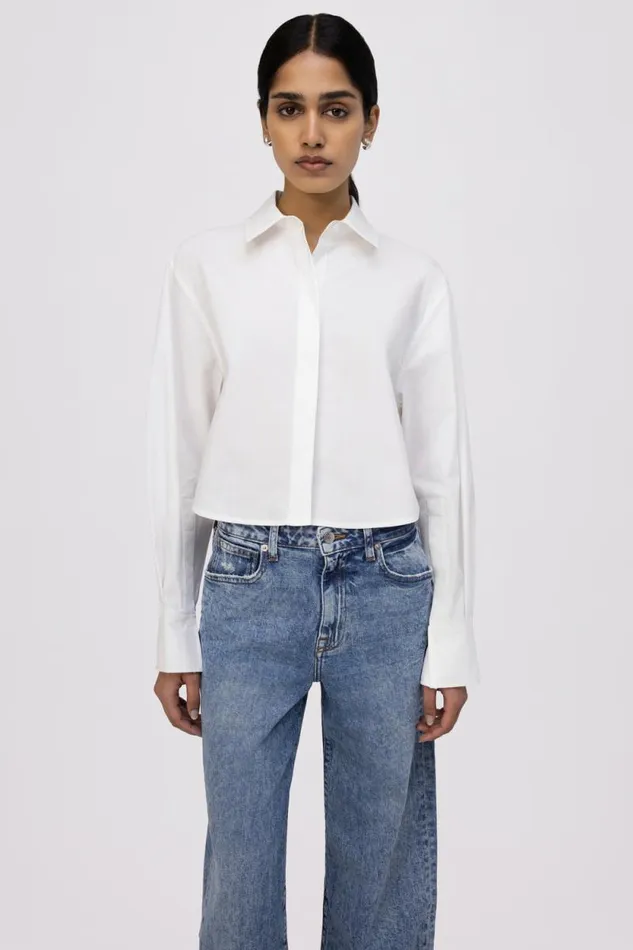 Women Tops and Bodysuits Jonathan Simkhai Renata Shirt Women Tops and Bodysuits Jonathan Simkhai Renata Shirt