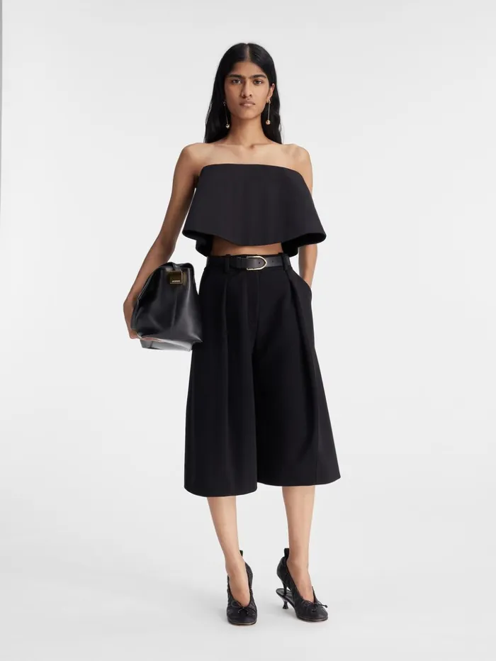 Women Tops and Shirts JACQUEMUS The Spezia Top Black