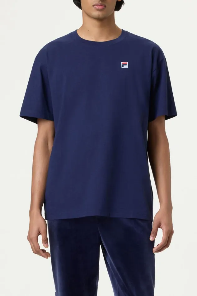Women Tops and TShirts Fila Classic Relaxed Tee 400 Fila Navy Women Tops and TShirts Fila Classic Relaxed Tee 400 Fila Navy
