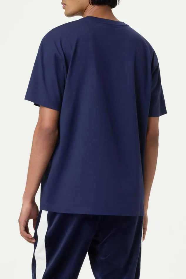 Women Tops and TShirts Fila Classic Relaxed Tee 400 Fila Navy Women Tops and TShirts Fila Classic Relaxed Tee 400 Fila Navy