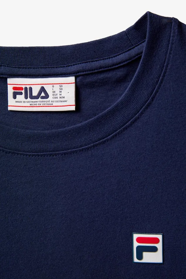 Women Tops and TShirts Fila Classic Relaxed Tee 400 Fila Navy Women Tops and TShirts Fila Classic Relaxed Tee 400 Fila Navy