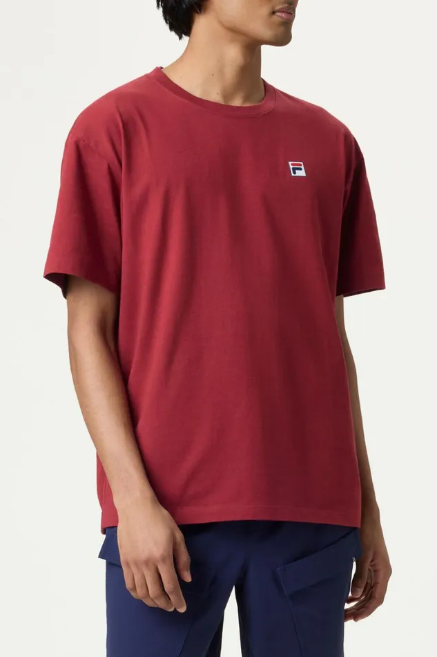 Women Tops and TShirts Fila Classic Relaxed Tee 601 Tibetan Red Women Tops and TShirts Fila Classic Relaxed Tee 601 Tibetan Red