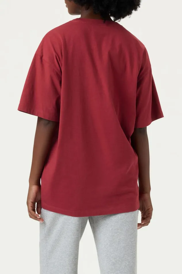 Women Tops and TShirts Fila Classic Relaxed Tee 601 Tibetan Red Women Tops and TShirts Fila Classic Relaxed Tee 601 Tibetan Red