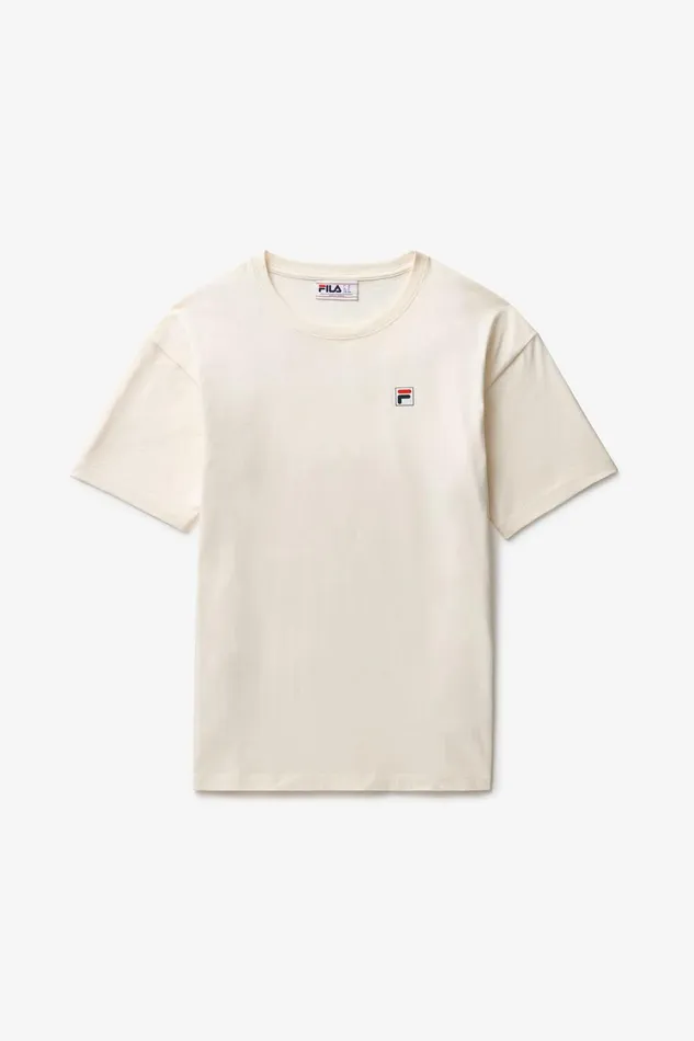Women Tops and TShirts Fila Classic Relaxed Tee 920 Gardenia