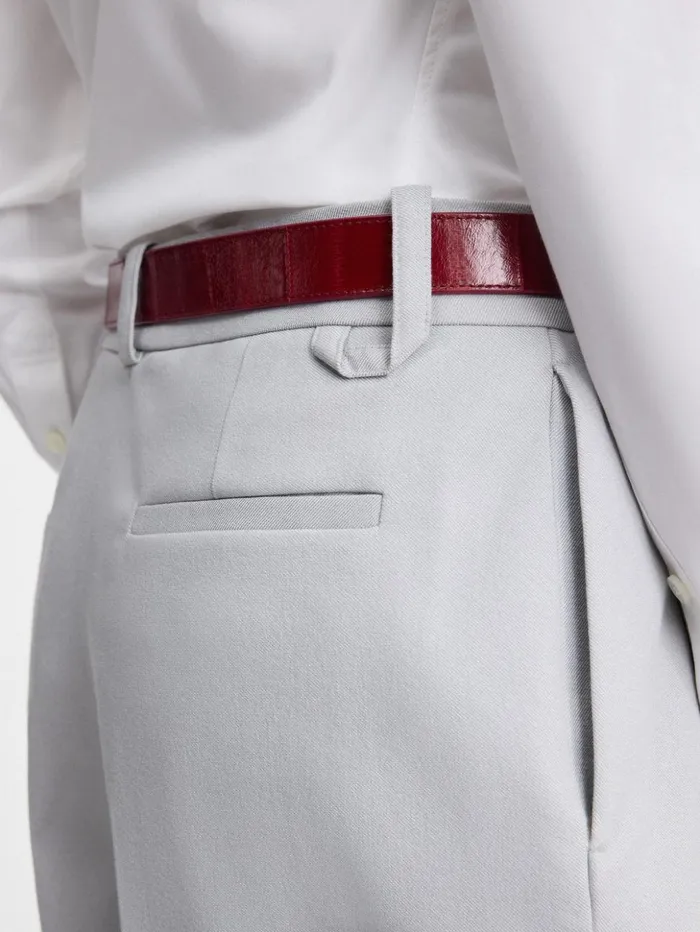 Women Trousers and Shorts JACQUEMUS The Curzio Pants Light Grey Women Trousers and Shorts JACQUEMUS The Curzio Pants Light Grey