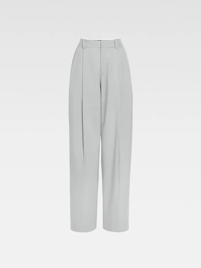 Women Trousers and Shorts JACQUEMUS The Curzio Pants Light Grey Women Trousers and Shorts JACQUEMUS The Curzio Pants Light Grey