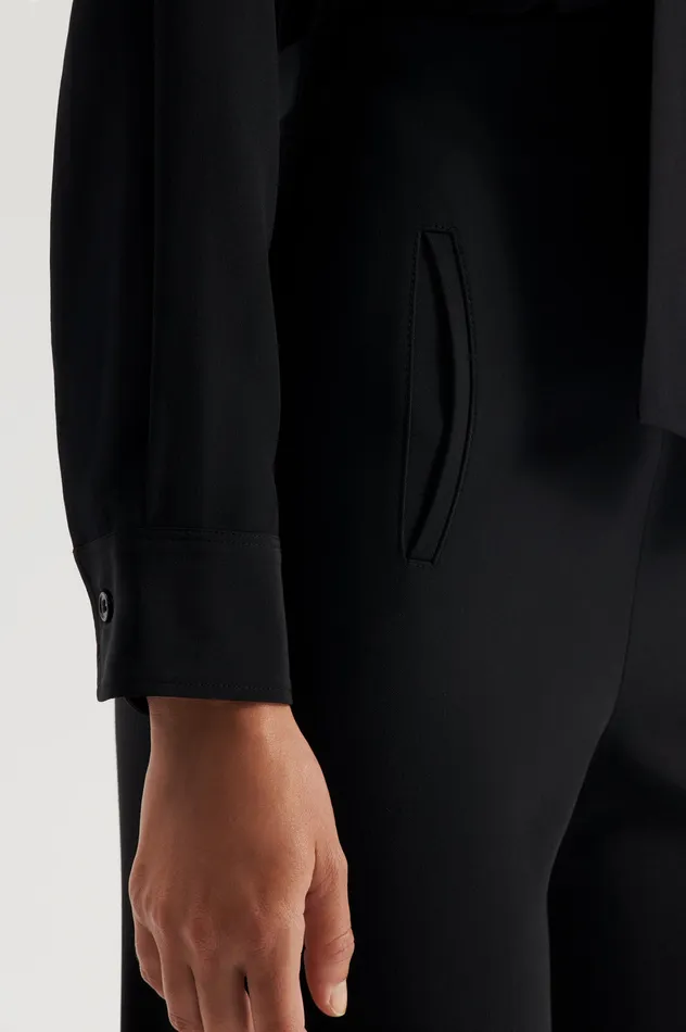 Women Trousers Scanlan Theodore TAILORED HIGH WAIST TROUSER BLACK Women Trousers Scanlan Theodore TAILORED HIGH WAIST TROUSER BLACK