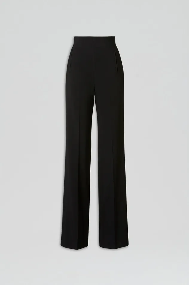 Women Trousers Scanlan Theodore TAILORED HIGH WAIST TROUSER BLACK Women Trousers Scanlan Theodore TAILORED HIGH WAIST TROUSER BLACK