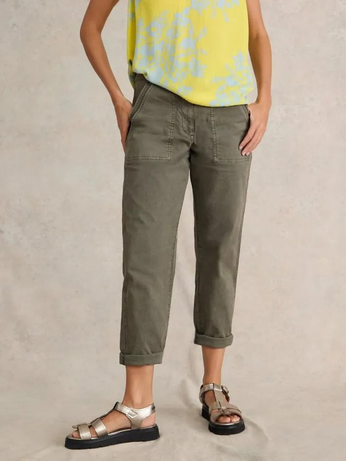 Women Twister Chino Trouser Khaki Green White Stuff Trousers Women Twister Chino Trouser Khaki Green White Stuff Trousers