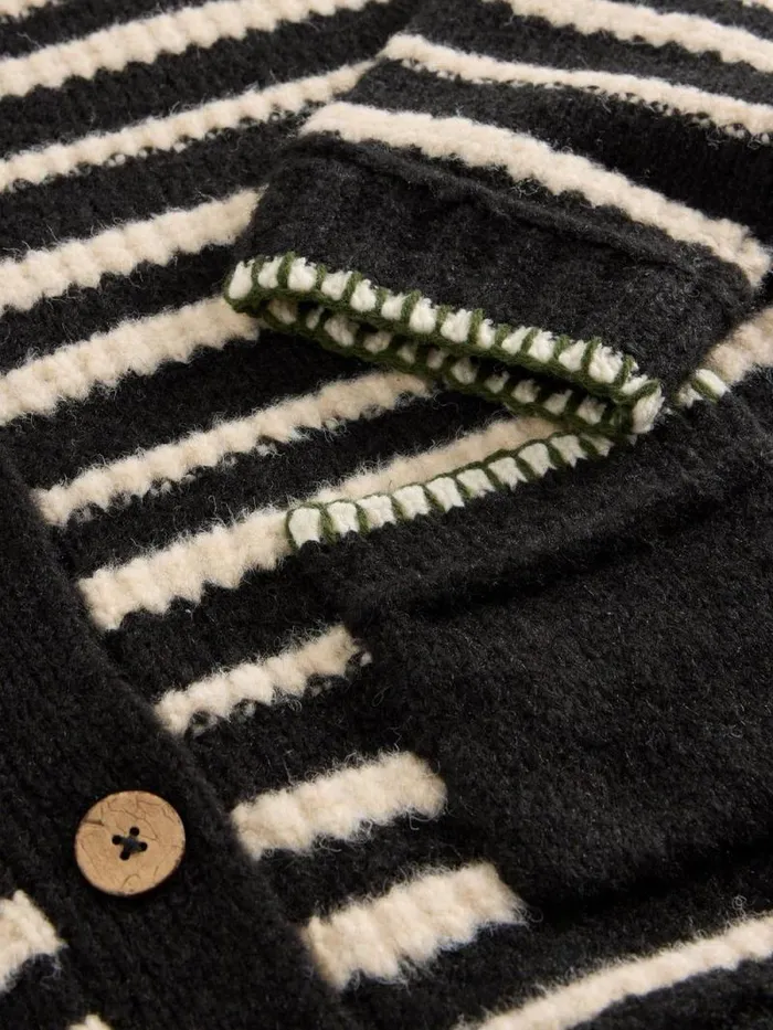 Women TYLER CARDI Black Multi White Stuff Knitwear Women TYLER CARDI Black Multi White Stuff Knitwear