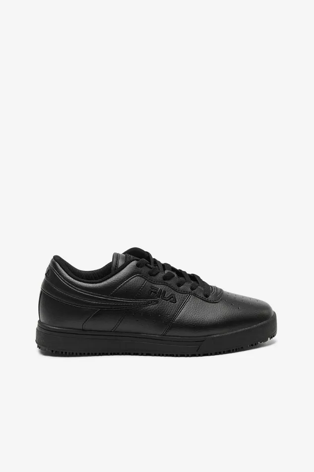 Women Work Shoes Fila Vulc 13 Low Slip Resistant Shoe 001 Black Black Black