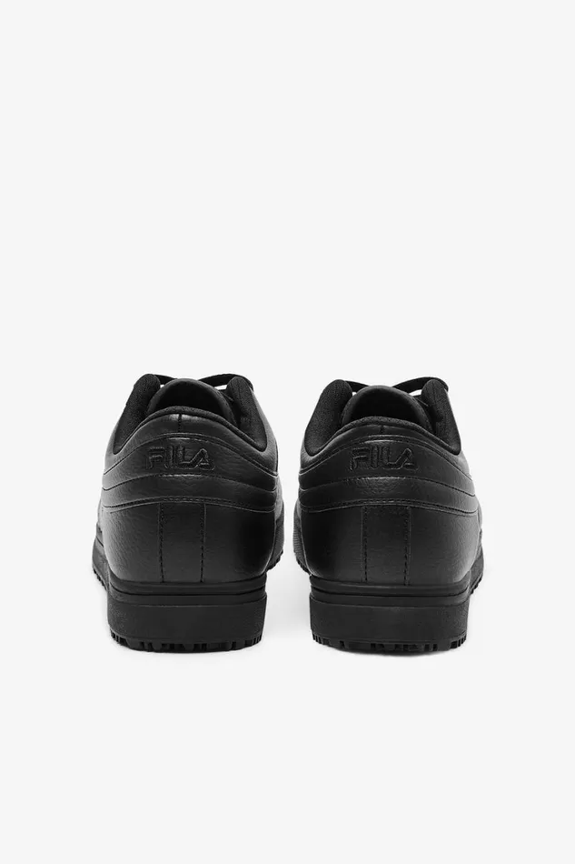 Women Work Shoes Fila Vulc 13 Low Slip Resistant Shoe 001 Black Black Black