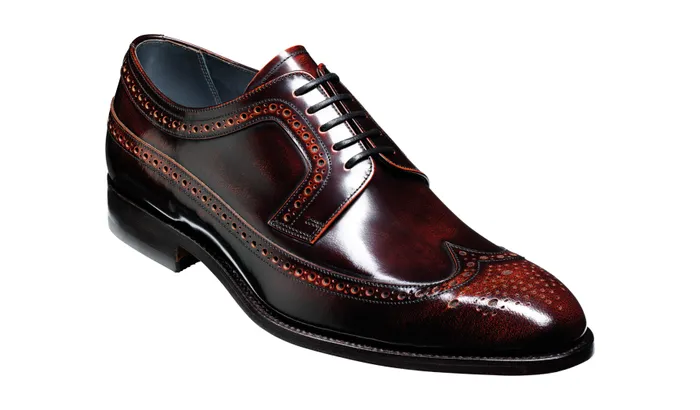 Woodbridge 8211 Brandy HiShine Men Barker Shoes Wedding Shoes