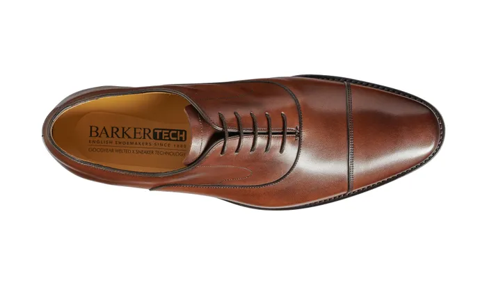 Wright 8211 Walnut Calf Men Barker Shoes Wedding Shoes