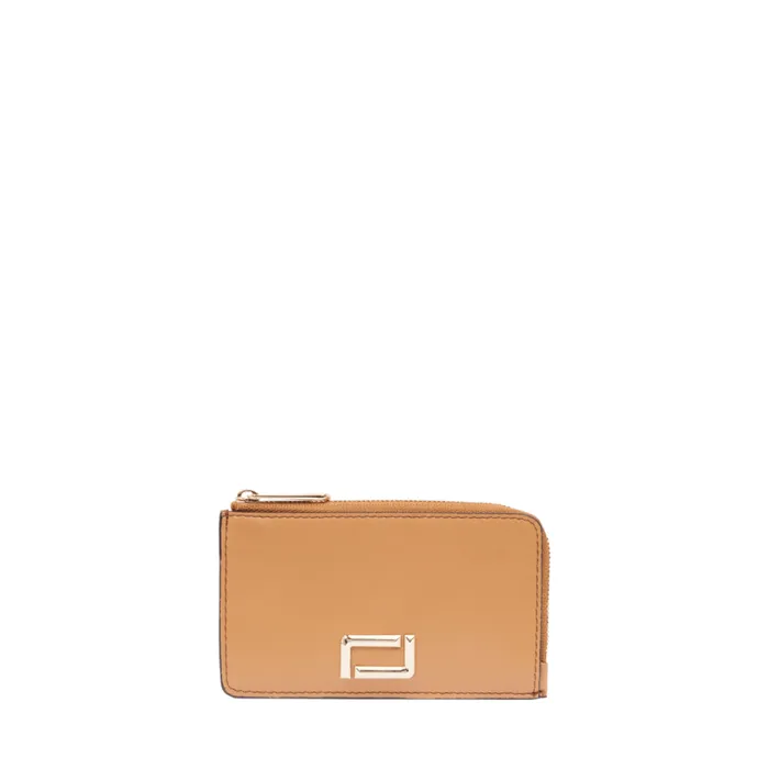 Zip Card Holder Camel Women Lancel Purse